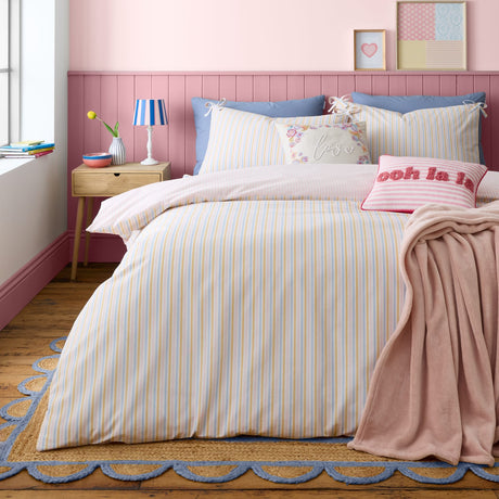Catherine Lansfield Brighton Stripe Duvet Cover Set