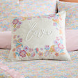 Catherine Lansfield Love Embroidered Filled Cushion