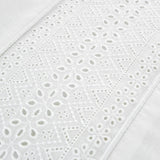 Catherine Lansfield Broderie Anglaise Duvet Cover Set - White - Broderie Anglaise White
