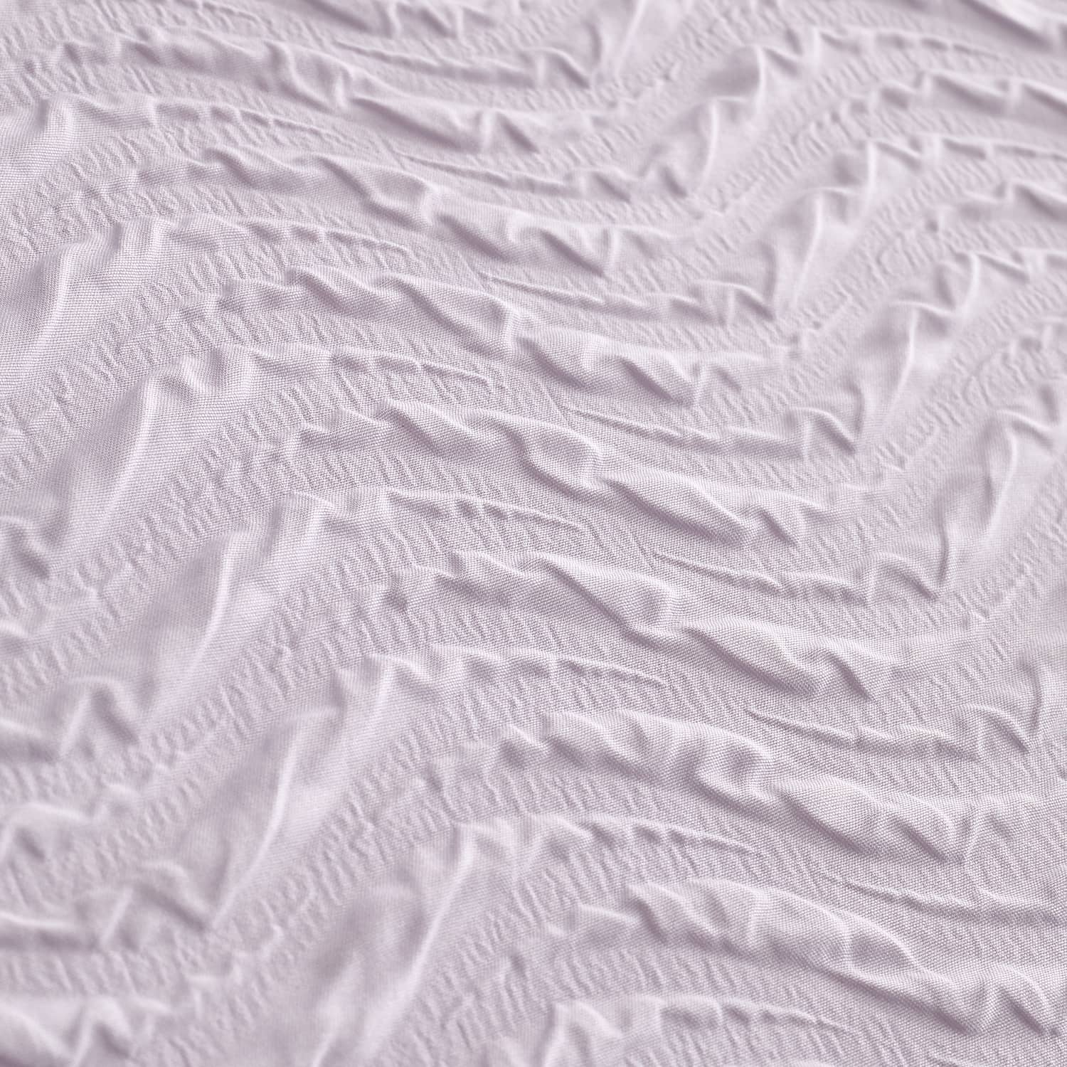 Catherine Lansfield Heatset Wave Duvet Cover Set - Lilac - Heatset Wave Lilac Duvet Set