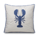 Catherine Lansfield Lobster Embroidered Filled Cushion - Lobster Cushion