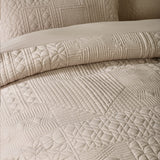 Catherine Lansfield Folkstone Geo Duvet Cover Set - Folkstone Geo Duvet Set Natural