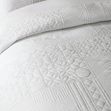 Catherine Lansfield Folkstone Geo Duvet Cover Set - Folkstone Geo White Duvet Set