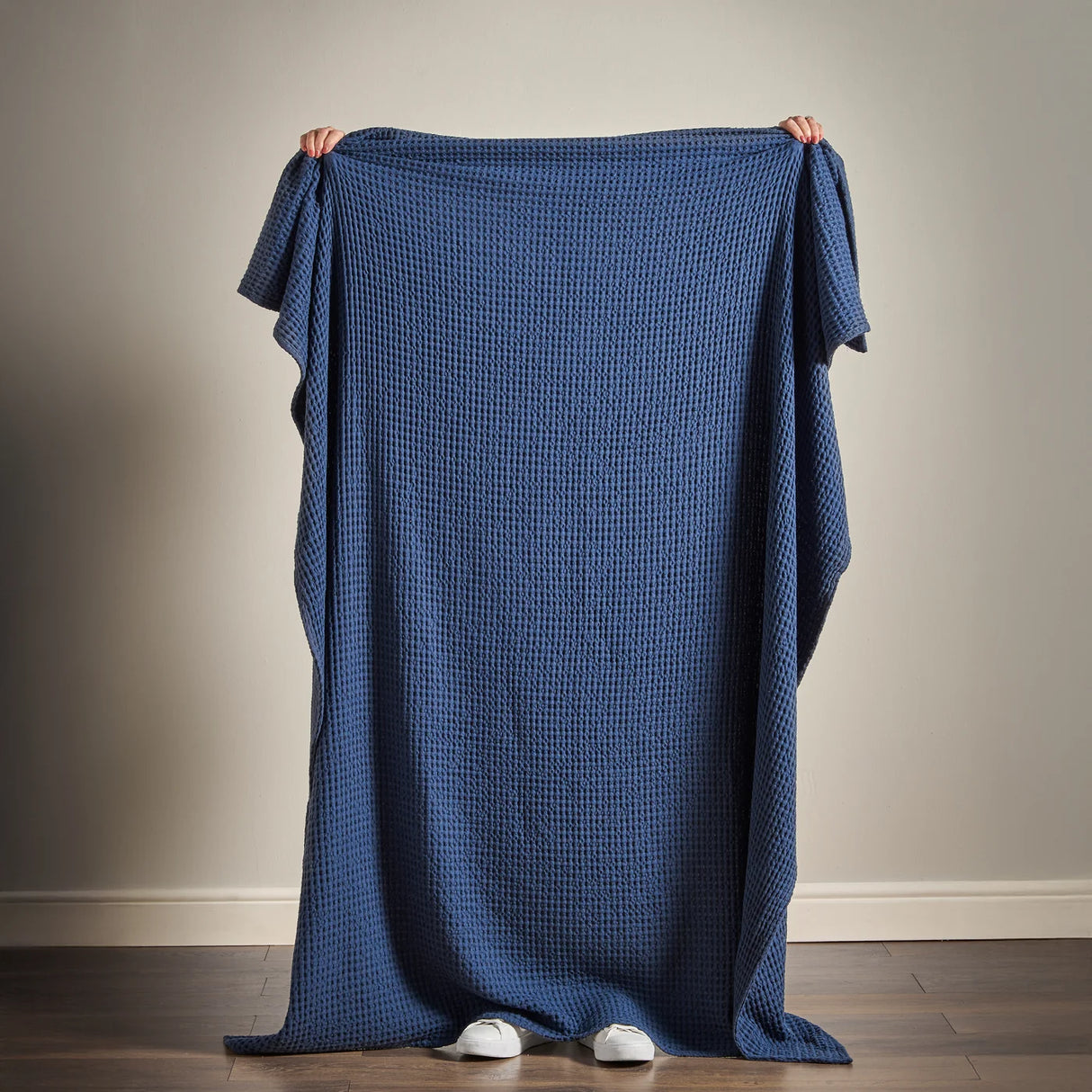 Pineapple Elephant Jaipur Chunky Waffle Cotton 150x200cm Blanket Throw