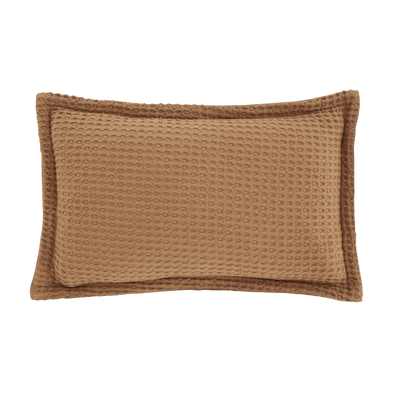 Pineapple Elephant Jaipur Grey Chunky Waffle Cotton 30x50cm Filled Cushion - Sage Green - Jaipur Waffle Caramel Cushion
