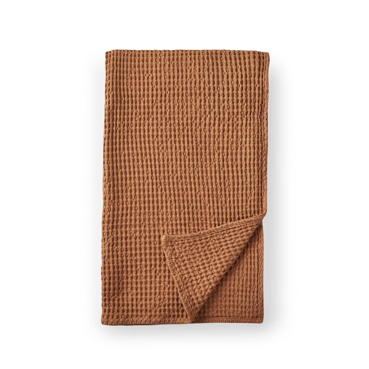 Pineapple Elephant Jaipur Chunky Waffle 100% Cotton Throw – Navy Blue – 150cm x 200cm - Jaipur Waffle Caramel Throw