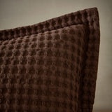 Pineapple Elephant Jaipur Grey Chunky Waffle Cotton 30x50cm Filled Cushion - Pink - Jaipur Waffle Chocolate Cushion