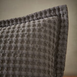 Pineapple Elephant Jaipur Grey Chunky Waffle Cotton 30x50cm Filled Cushion - Sage Green - Jaipur Waffle Grey Cushion