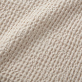 Pineapple Elephant Jaipur Chunky Waffle 100% Cotton Throw – Natural – 150cm x 200cm - Jaipur Waffle Natural