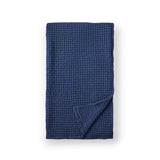 Pineapple Elephant Jaipur Chunky Waffle 100% Cotton Throw – Navy Blue – 150cm x 200cm - Jaipur Waffle Navy Throw