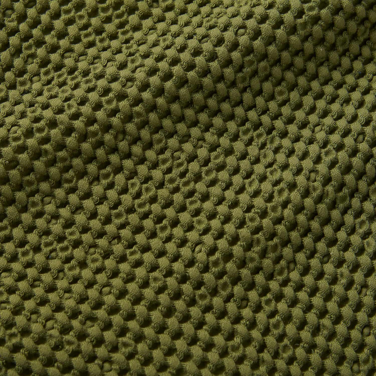 Pineapple Elephant Jaipur Chunky Waffle 100% Cotton Throw – Caramel – 150cm x 200cm - Jaipur Waffle Olive