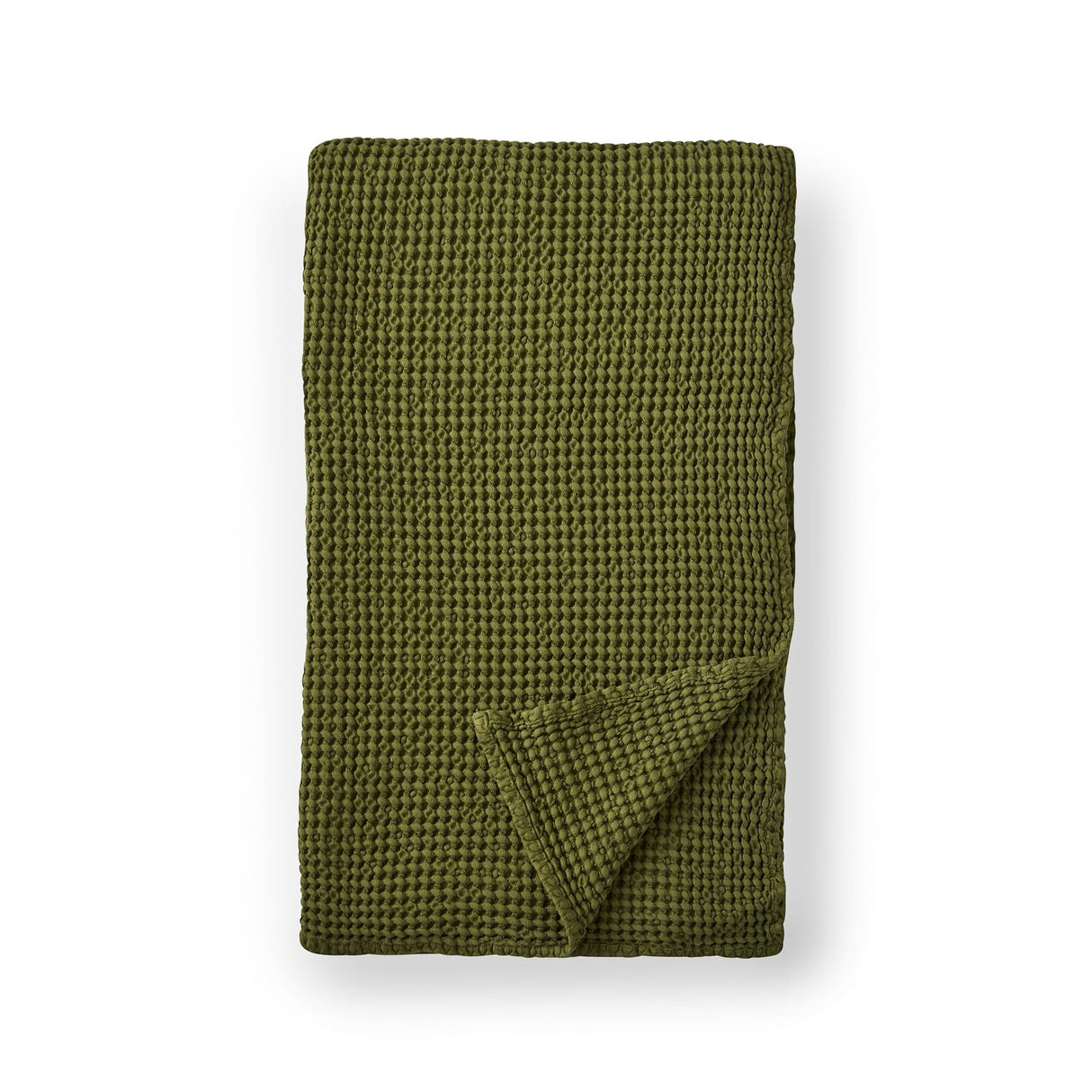 Pineapple Elephant Jaipur Chunky Waffle 100% Cotton Throw – Caramel – 150cm x 200cm - Jaipur Waffle Olive Throw