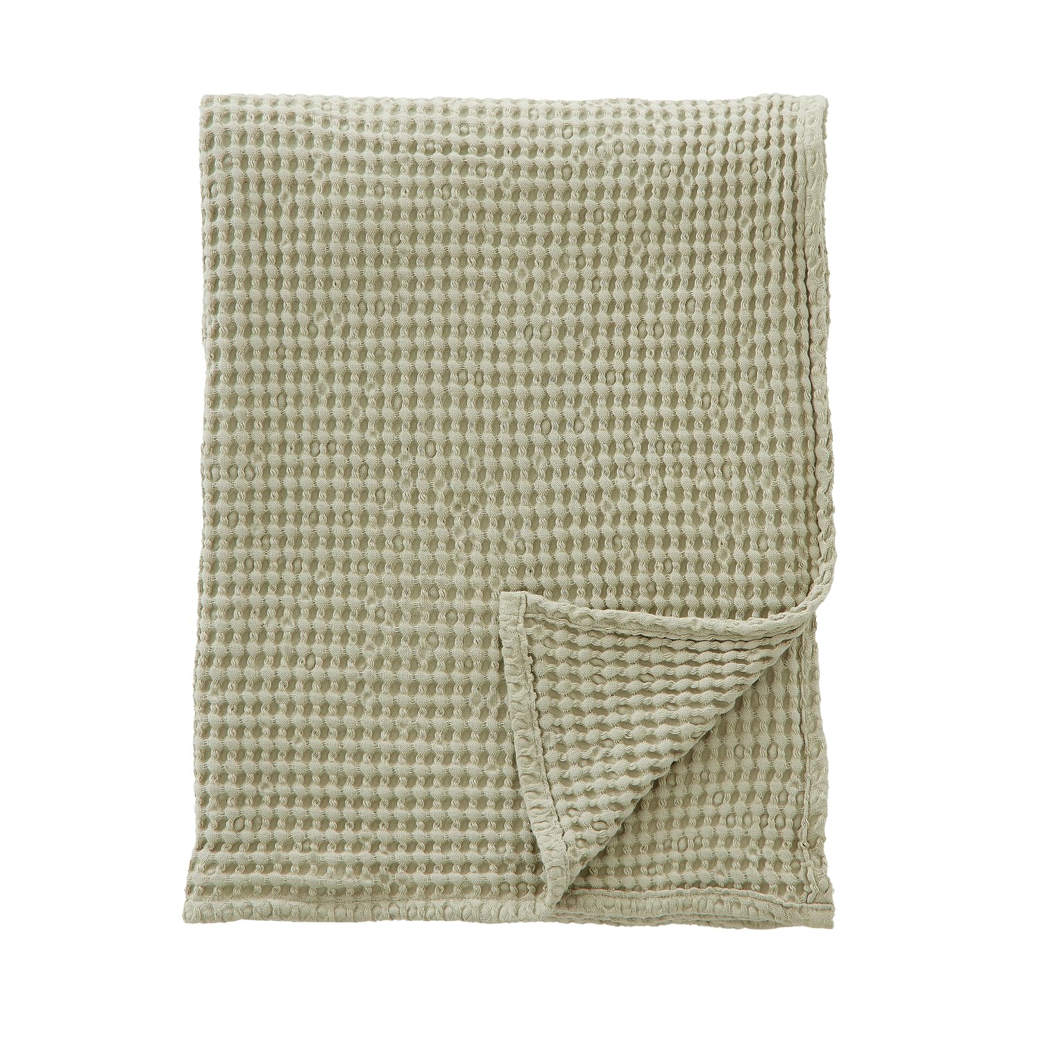 Pineapple Elephant Jaipur Chunky Waffle 100% Cotton Throw – Pink – 150cm x 200cm - Jaipur Waffle Sage Throw