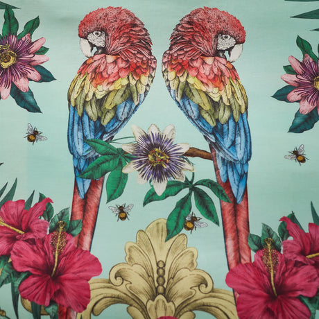 Matthew Williamson Paradise Parrot 200 Thread Count Sateen Duvet Cover Set with Pillowcase