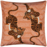 Tibetan Tiger Coral Outdoor Cushion Cover 17" x 17" by furn.