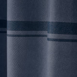 Catherine Lansfield Melville Lined Woven Texture Eyelet Curtains - Blue Light Filtering Polycotton - Melville Curtains Blue