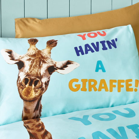Catherine Lansfield Havin a Giraffe Duvet Cover Set - Havin A Giraffe Duvet Set