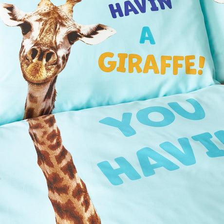 Catherine Lansfield Havin a Giraffe Duvet Cover Set - Havin A Giraffe Duvet Set
