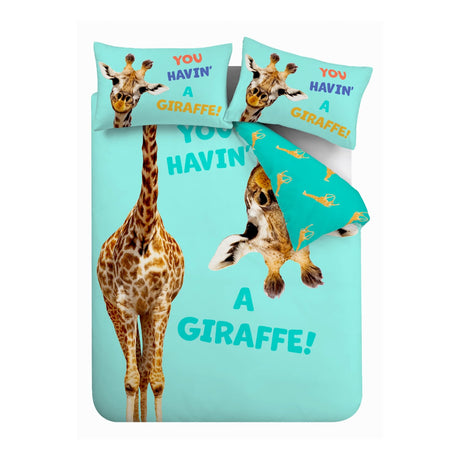 Catherine Lansfield Havin a Giraffe Duvet Cover Set - Havin A Giraffe Duvet Set
