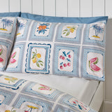 Catherine Lansfield Riviera Tiles Duvet Cover Set - Riviera Tiles