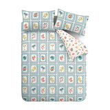 Catherine Lansfield Riviera Tiles Duvet Cover Set - Riviera Tiles