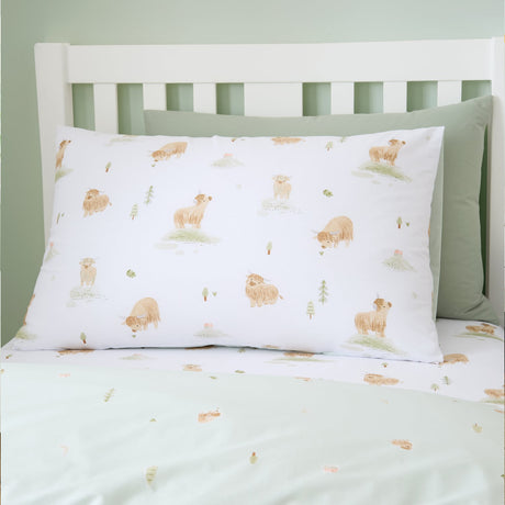 Bianca Fine Linens Mini Moo Duvet Cover Set - White - Mini Moo Duvet Set