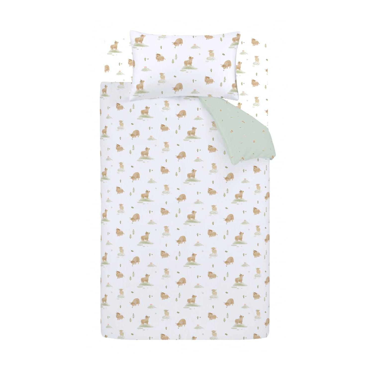 Bianca Fine Linens Mini Moo Duvet Cover Set - White - Mini Moo Duvet Set (1)