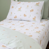 Bianca Fine Linens Mini Moo 25cm Deep Fitted Sheet - White