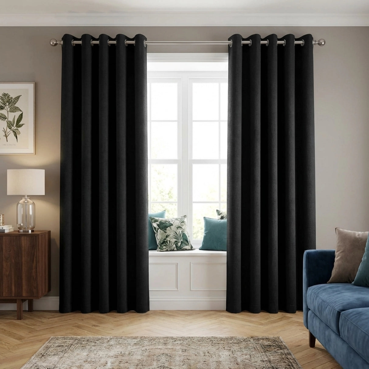 Vogue Thermal Eyelet Dimout Curtains 16