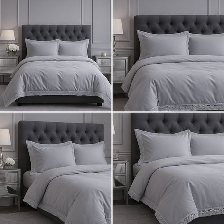 Tia Trellis Duvet Cover Set by Rapport Home