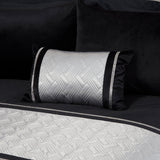 Capri Boudoir Cushion - Silver image 3