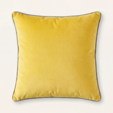 Piped Velvet Cushion Covers 17" x 17" 43x43cm 10