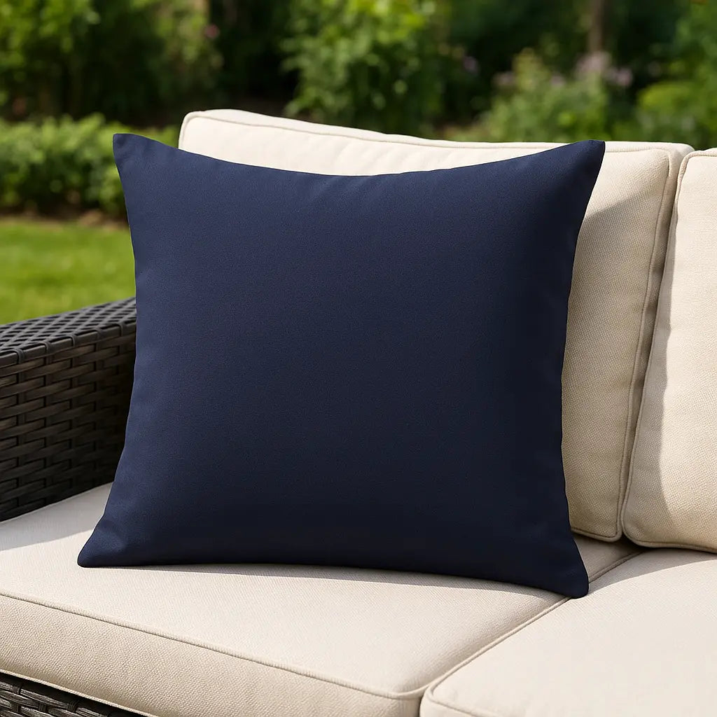 Wrap Outdoor Navy Cushion Cover 43cm x 43cm