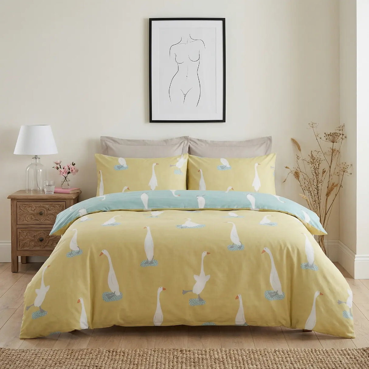 Puddles the Duck Polycotton Duvet Cover Set 1