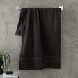 Catherine Lansfield Zero Twist Cotton 500gsm Bath Sheet Towel Bale Pair - Charcoal