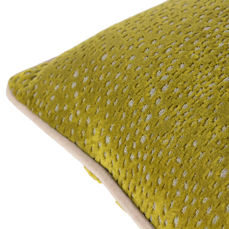 Estelle Spotted Cut Velvet Cushion Cover 18" x 18" by Paoletti