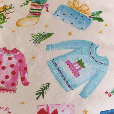 Catherine Lansfield Jolly Jumpers Christmas Duvet Cover Set 4