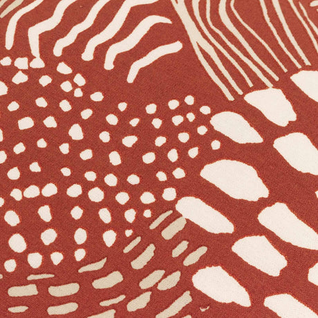 Nola Abstract Piped Cushion Cover 18" x 18" by Evans Lichfield