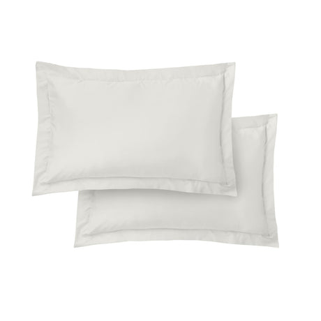400 Thread Count Cotton Sateen Oxford and Standard Pillowcases by Bianca