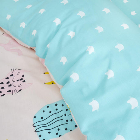 Catherine Lansfield Cute Cats Duvet Cover Set Kids Bedding 3
