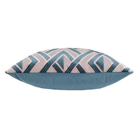 Henley Velvet Jacquard Cushion Cover 20" x 20" by Paoletti