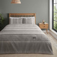 Catherine Lansfield Denim Duvet Cover Set - Grey