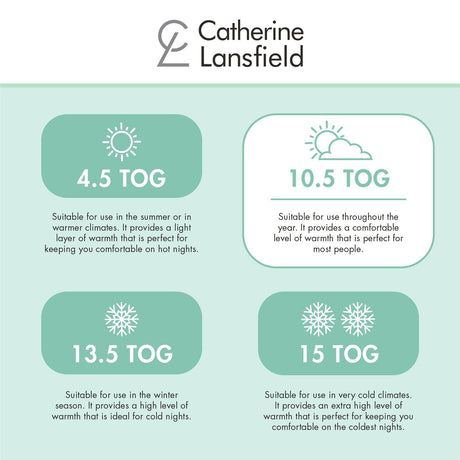 Anti-Allergy Hollowfibre 10.5 Tog Duvet by Catherine Lansfield