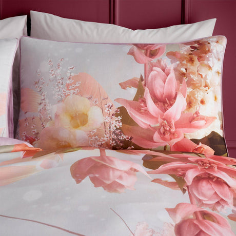 Florence Floral Cotton Sateen Duvet Cover Set