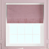 Azurite Coral Made To Measure Roman Blind by Style Furnishings