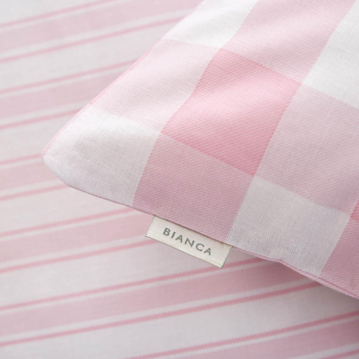 Check and Stripe Duvet Cover & Fitted Sheet Collection by Bianca