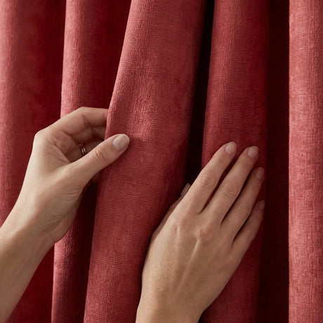 Strata Thermal Dim Out Woven Eyelet Curtains Pair 23
