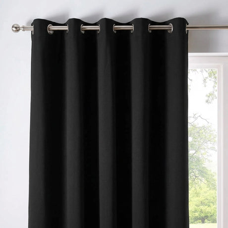 Sorbonne Cotton Lined Ready Made Eyelet Curtains 6
