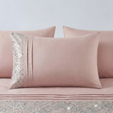 Charleston Glitter Duvet Cover Set - Blush Pink image 2