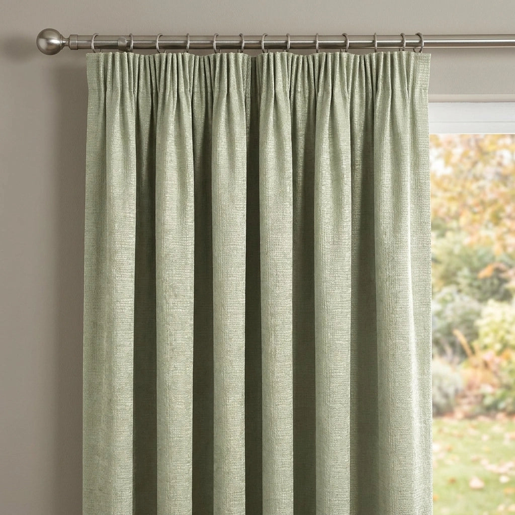 Matrix Thermal Dim Out Tape Top Pencil Pleat Curtains